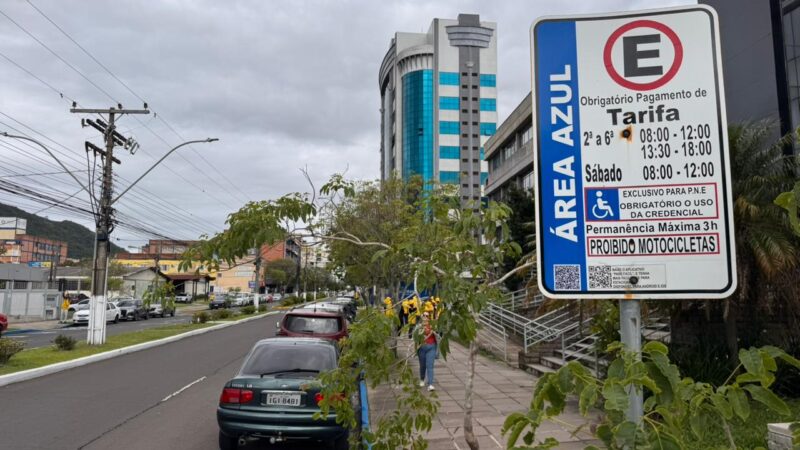Estacionamento rotativo de Osório retorna com alterações na segunda-feira