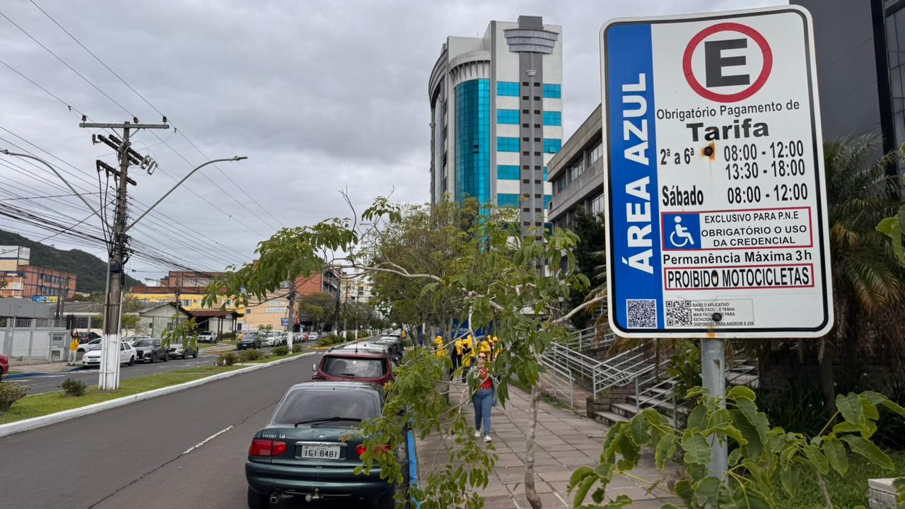 Estacionamento rotativo de Osório retorna com alterações na segunda-feira