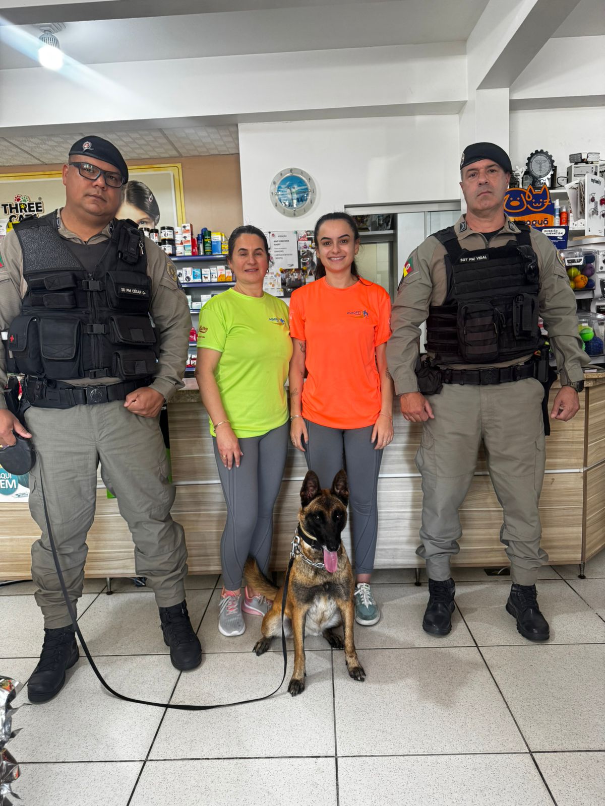 Clínica veterinária de Santo Antônio da Patrulha auxilia no tratamento da cadela Maya do Canil Regional do CRPO Litoral