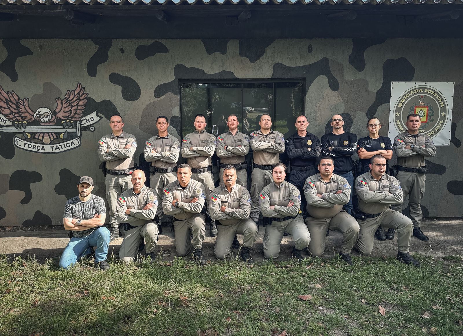 Treinamento de atendimento pré-hospitalar em combate é realizado para forças de segurança em Osório