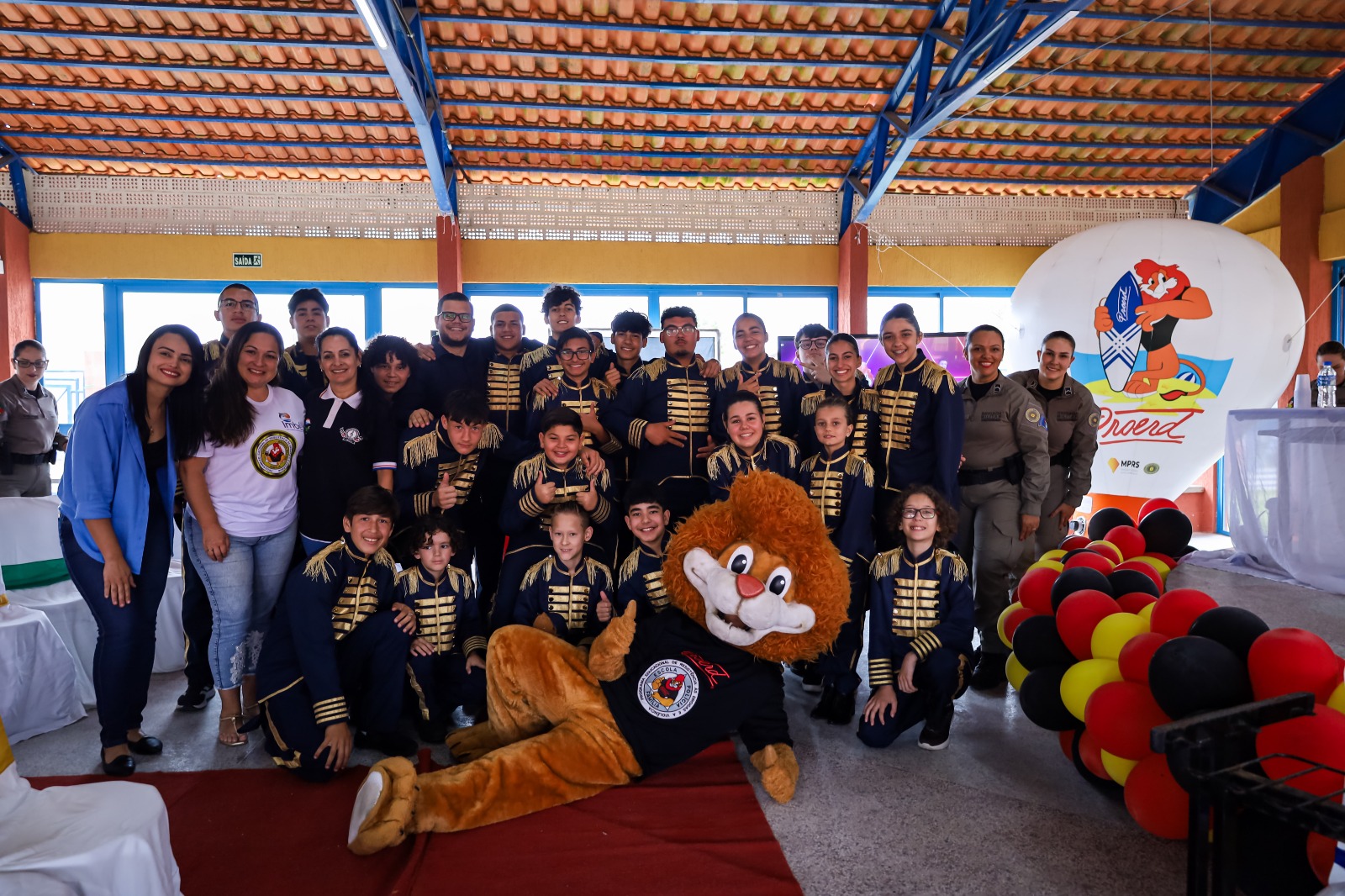 BM forma 145 alunos no Proerd em Imbé