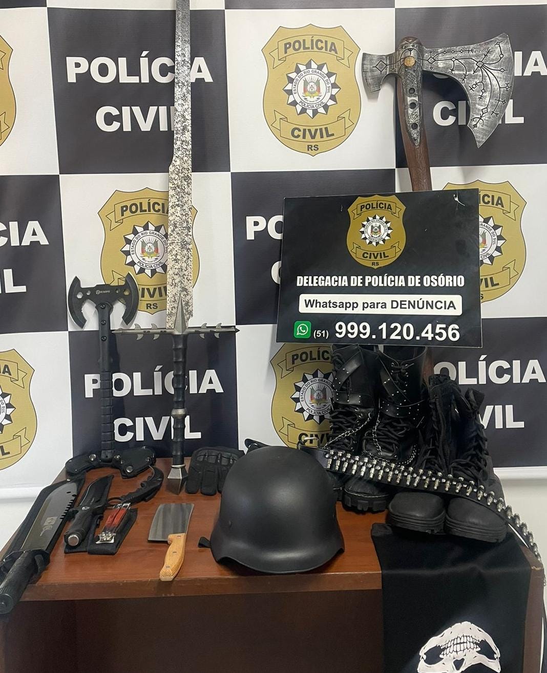 Polícia Civil evita possível ataque a escola em Osório
