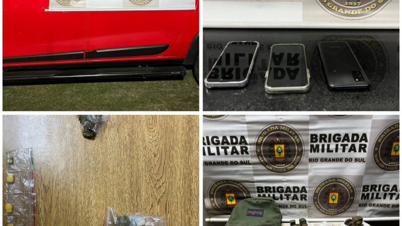 Brigada Militar realiza três ações e prende foragido, traficante e apreende adolescente no Litoral Norte