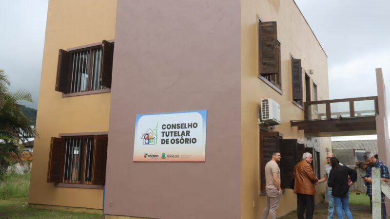 Inaugurada a revitalização do prédio do Conselho Tutelar de Osório