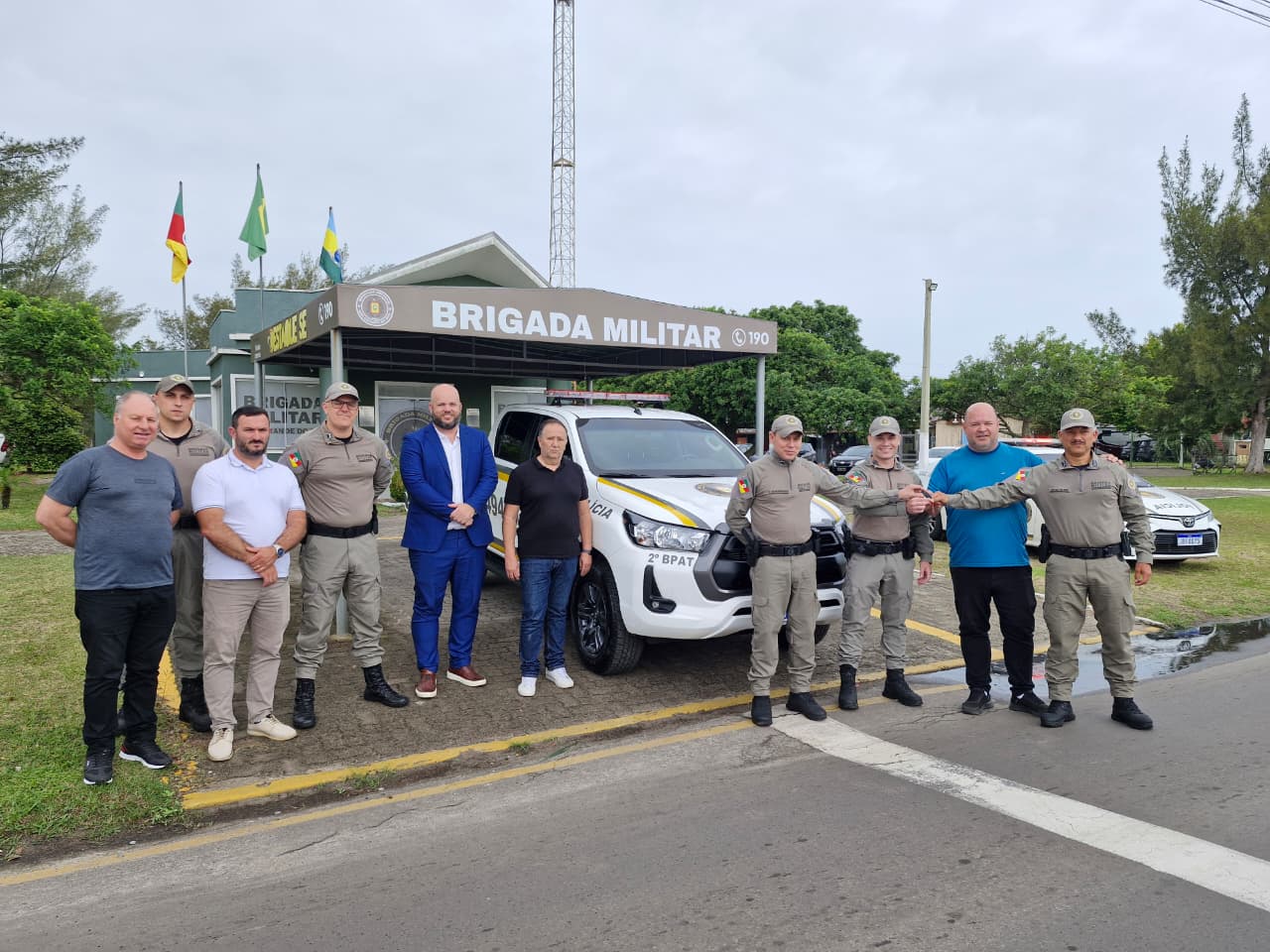 2º BPAT recebe nova viatura para reforçar o policiamento em Imbé