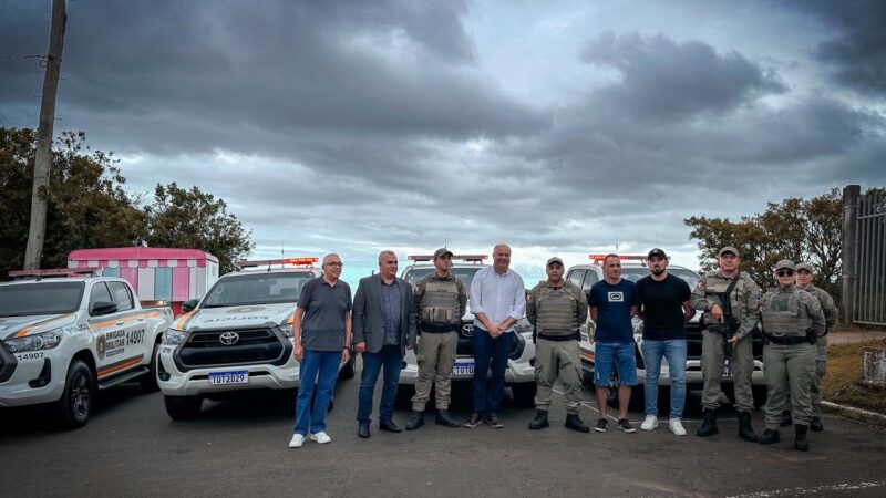 8º BPM recebe cinco novas viaturas para reforçar a segurança no Litoral Norte