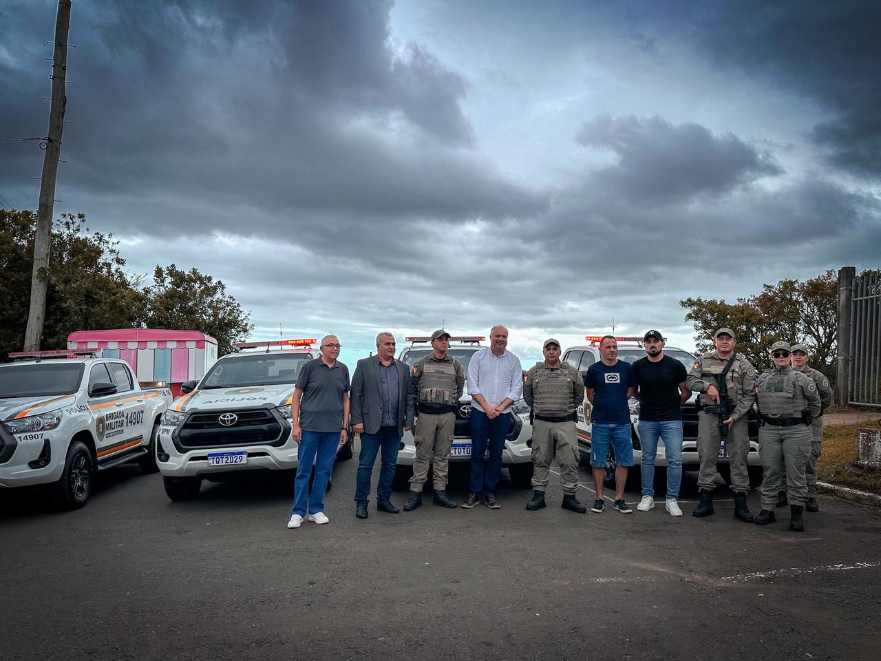 8º BPM recebe cinco novas viaturas para reforçar a segurança no Litoral Norte