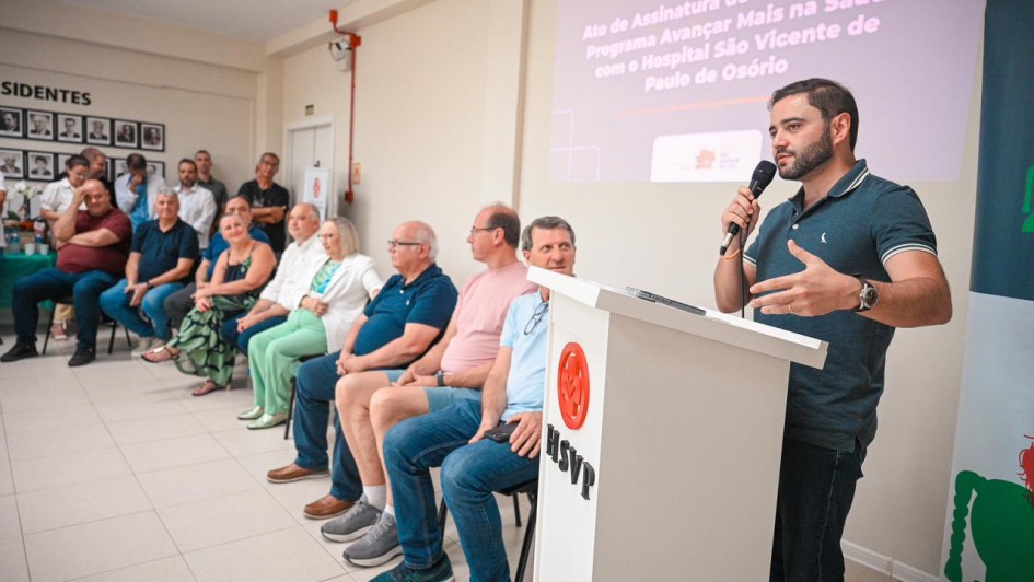 Estado destina R$ 1,78 milhão para o Hospital São Vicente de Paulo, em Osório