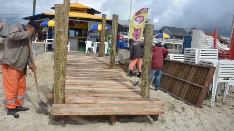 SMOV INSTALA RAMPAS DE ACESSO À PRAIA E NOVAS GUARITAS DE GUARDA-VIDAS EM IMBÉ