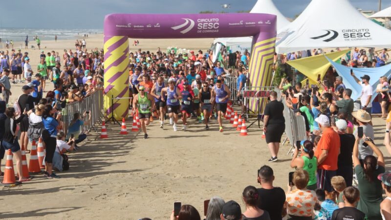 INSCRIÇÕES ABERTAS PARA A 1ª ETAPA DO CIRCUITO SESC DE CORRIDAS EM ATLÂNTIDA SUL