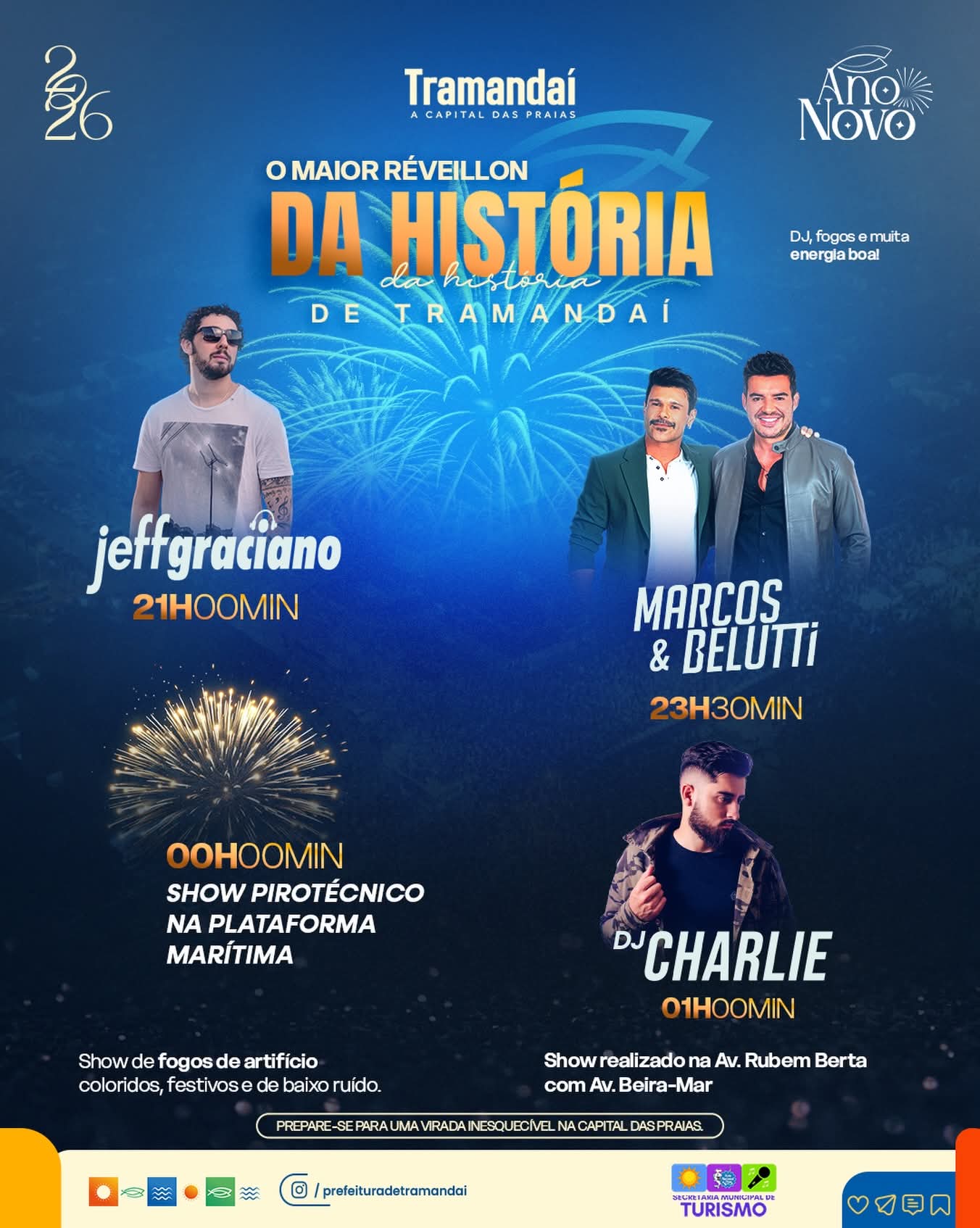 Tramandaí prepara o maior Réveillon da sua história