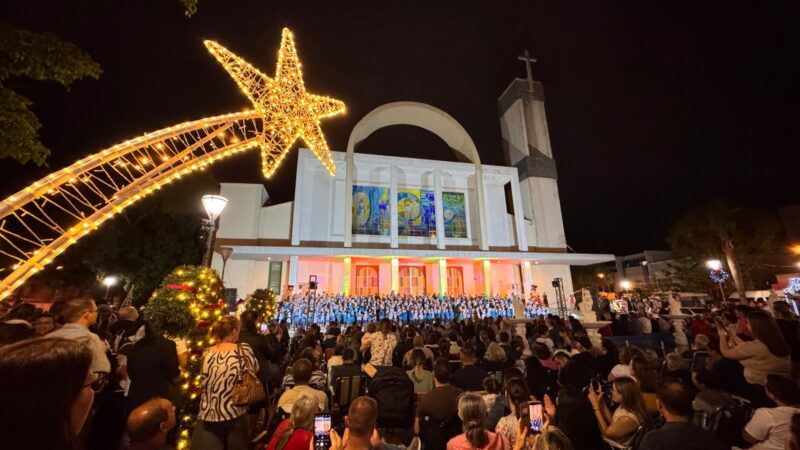 Cantada Natalina abre oficialmente o Natal dos Bons Ventos em Osório