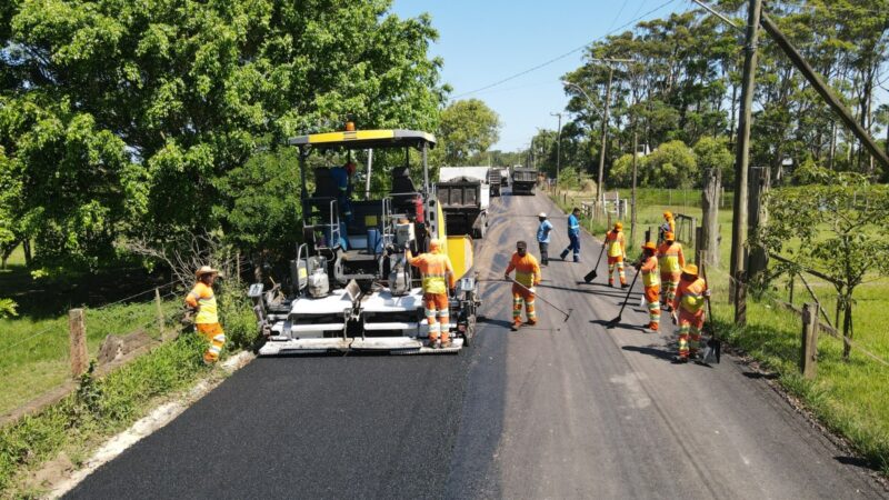Prefeitura de Osório inicia a etapa de revestimento asfáltico na obra do Palmital