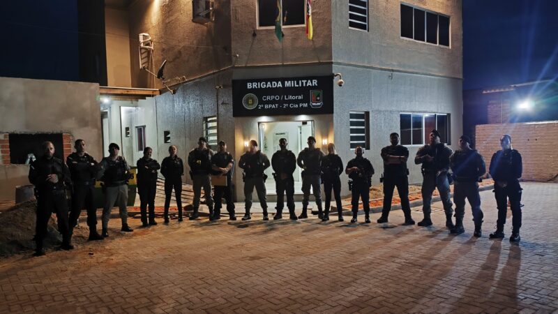 Ação conjunta entre Brigada Militar e Polícia Penal em Torres