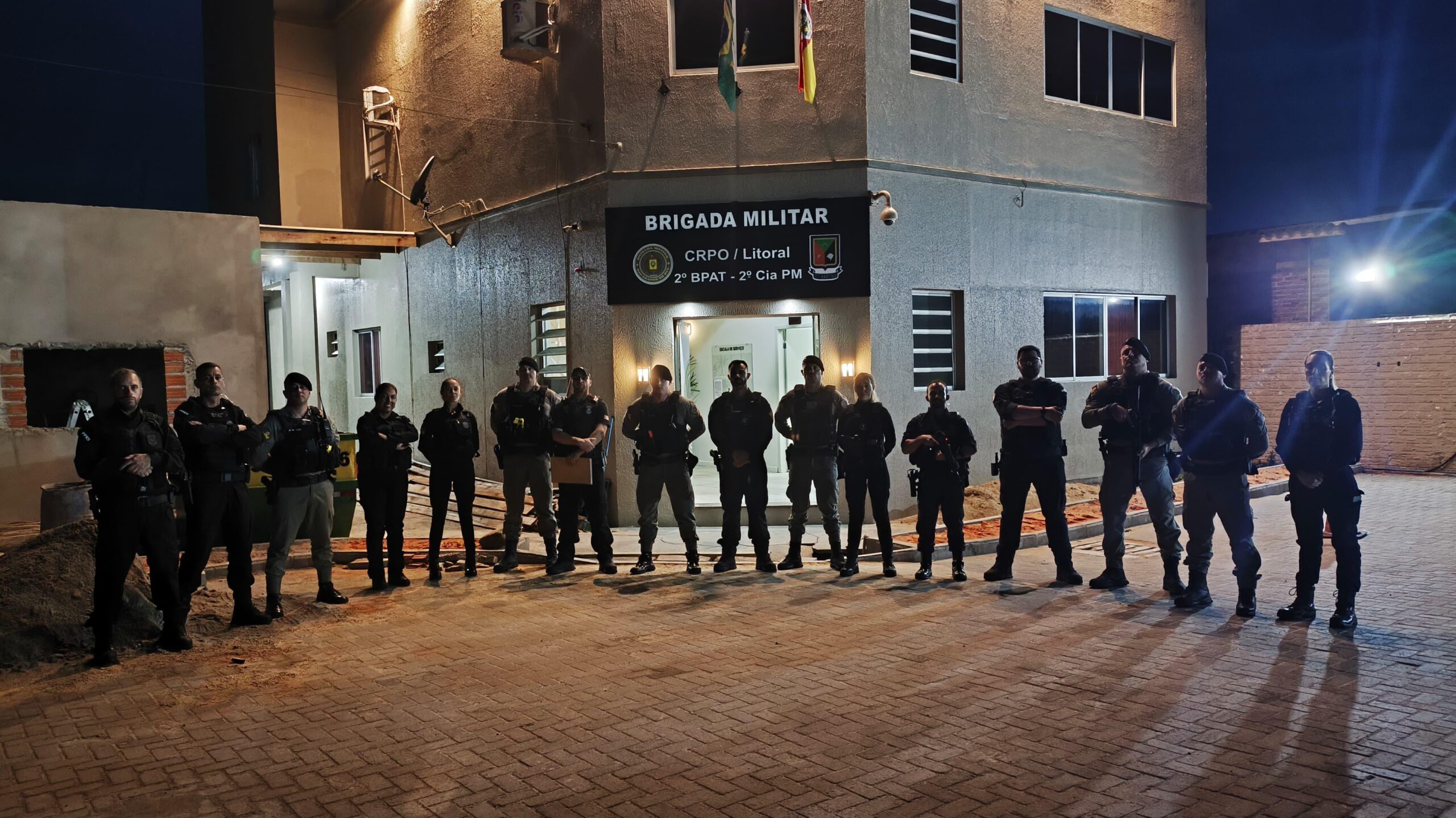 Ação conjunta entre Brigada Militar e Polícia Penal em Torres