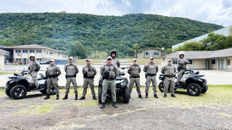 Policiais militares são habilitados para uso de quadriciclos no Litoral Norte
