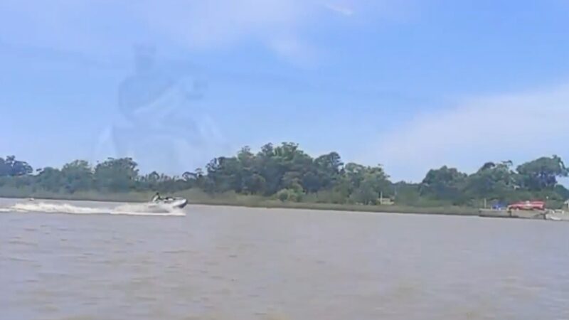 1° BABM realiza salvamento de homem à deriva na Lagoa dos Quadros em Capão da Canoa