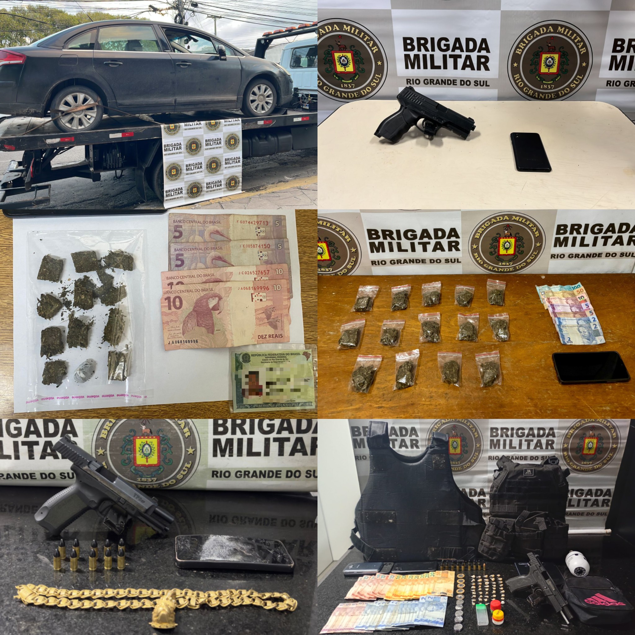 BM realiza prisões e apreensões em ações no Litoral Norte