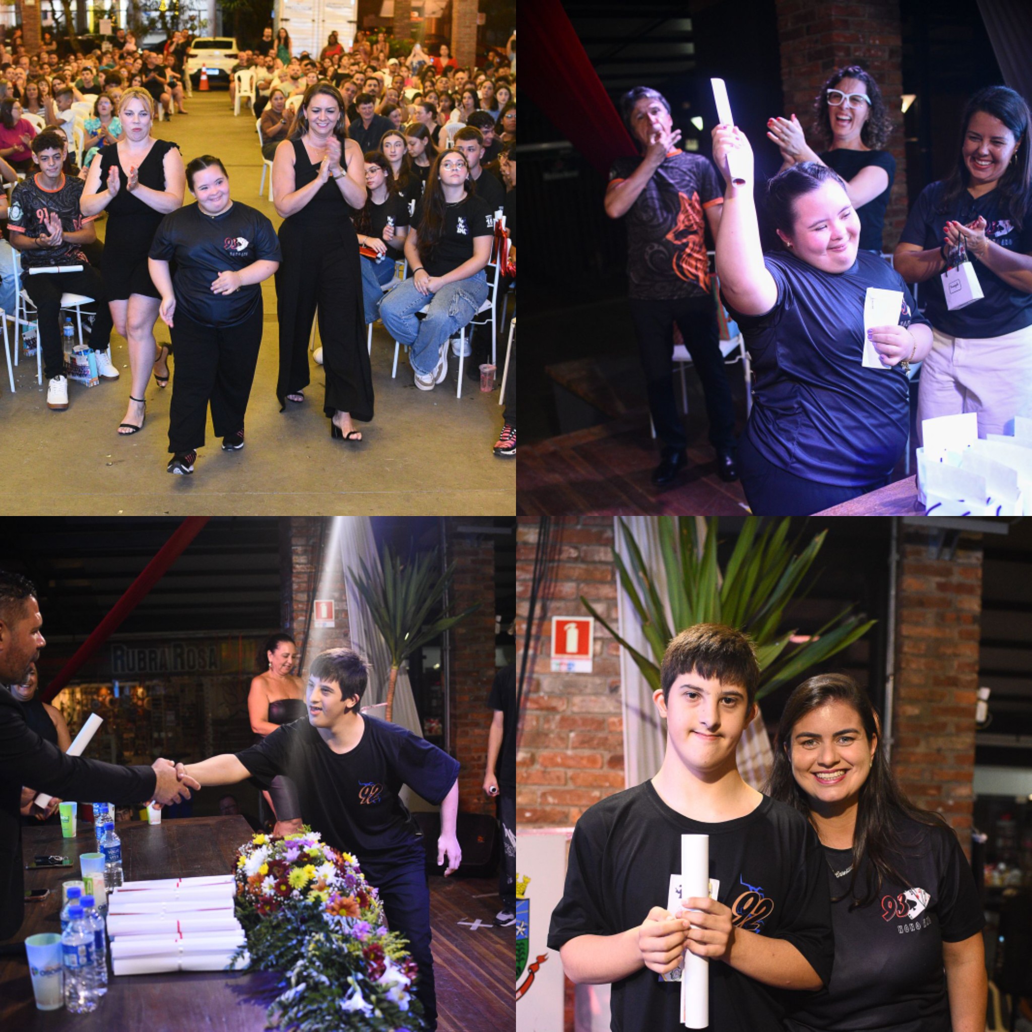 Inclusão e superação marcam formatura de alunos com Síndrome de Down na Escola Osvaldo Amaral, em Osório