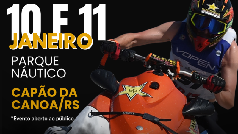 Campeonato Gaúcho de Jet Ski chega a Capão da Canoa com espetáculo de velocidade e adrenalina