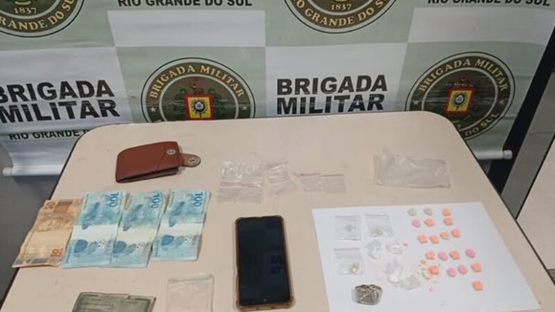 Brigada Militar efetua prisão por tráfico de drogas em Capão da Canoa