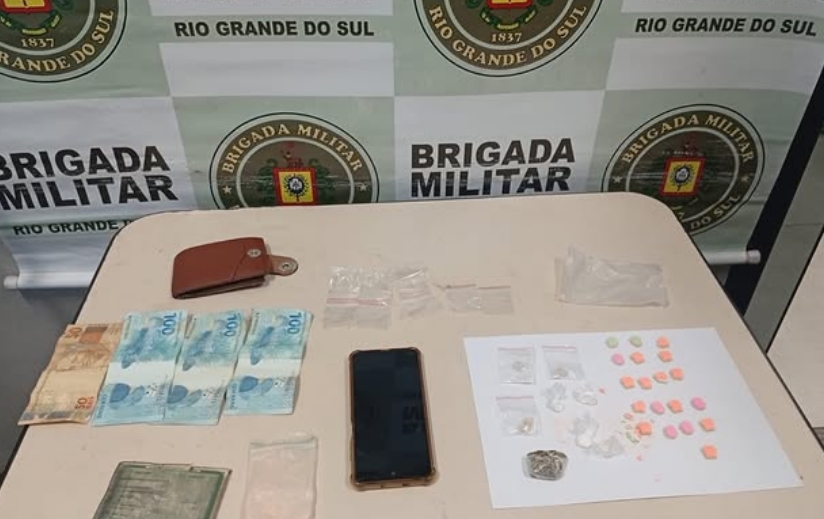 Brigada Militar efetua prisão por tráfico de drogas em Capão da Canoa