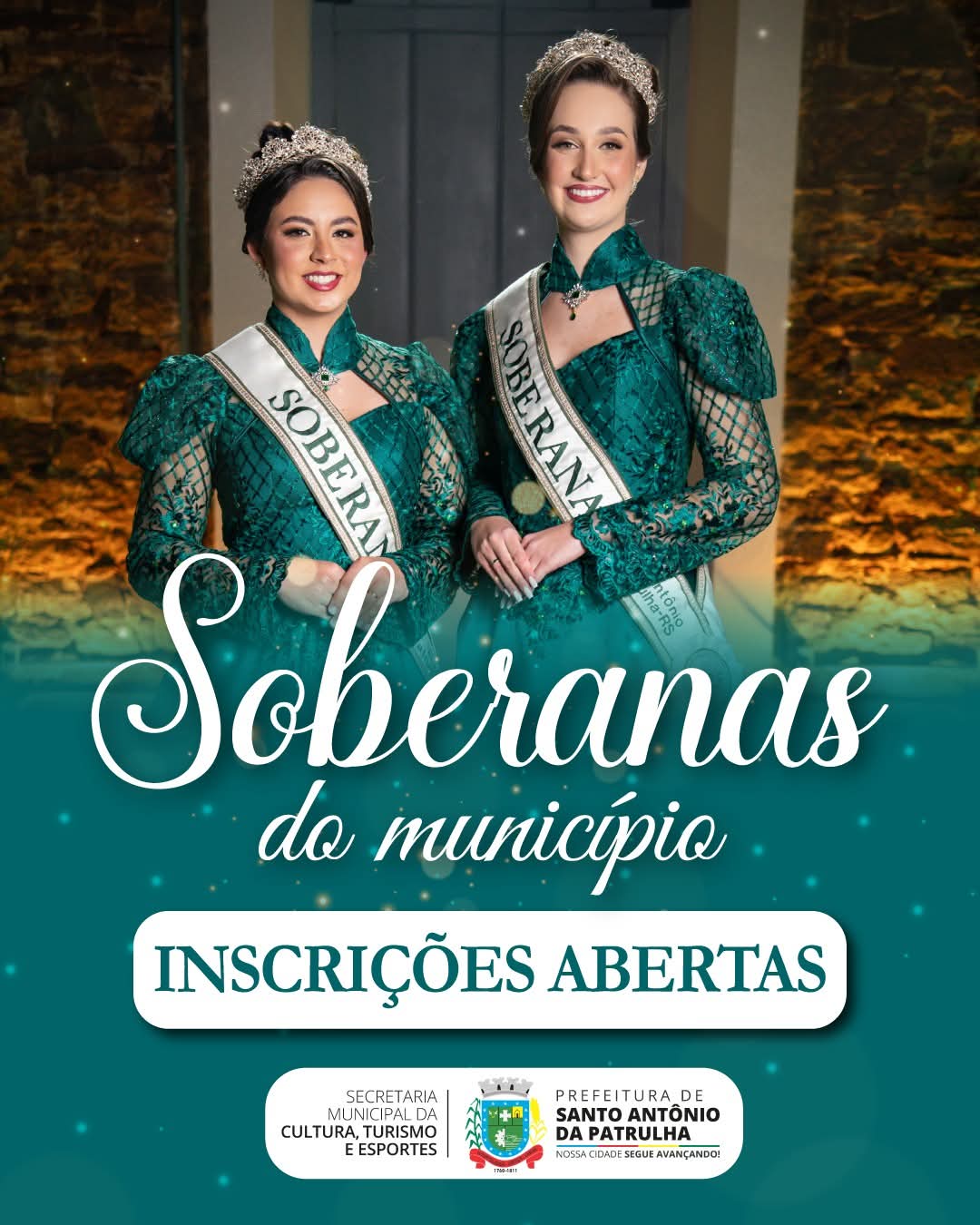 Inscrições abertas para o concurso das Soberanas de Santo Antônio da Patrulha