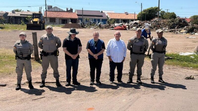 Prefeitura de Osório fecha depósito de resíduos localizado em Atlântida Sul