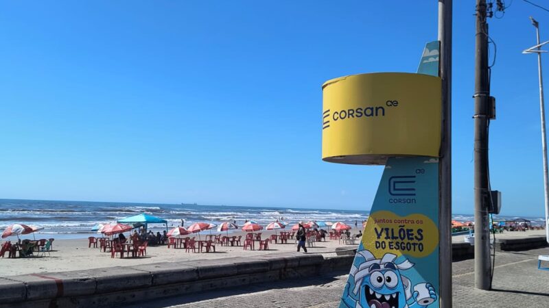 Chuveirinhos da Corsan: benefício que reforça o conforto nas praias e depende do uso consciente