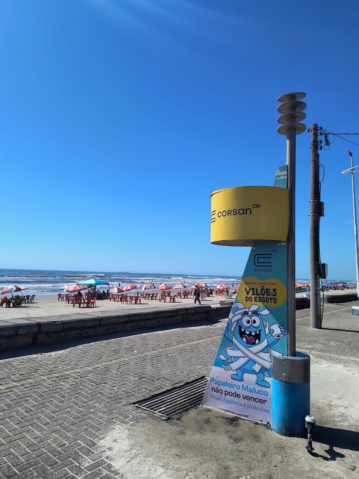 Chuveirinhos da Corsan: benefício que reforça o conforto nas praias e depende do uso consciente
