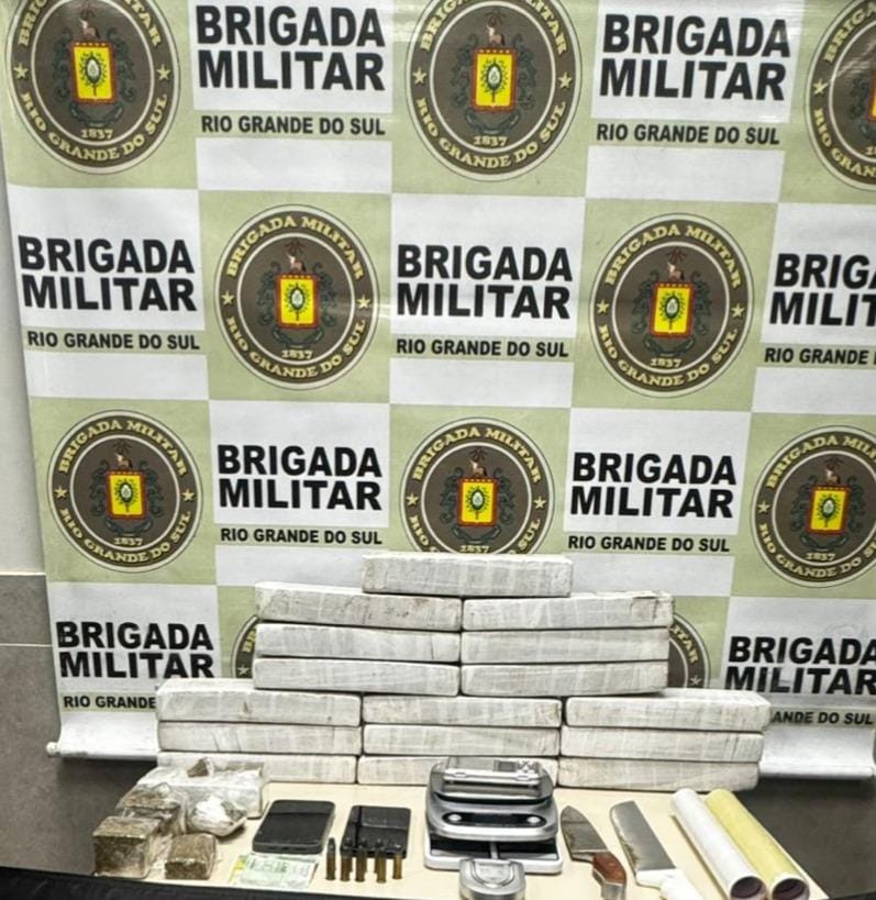 Homem é preso com 15 quilos de maconha em Capão da Canoa