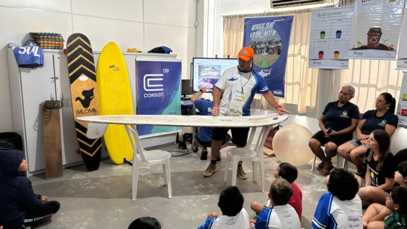 Corsan leva à Xangri-Là atividades pedagógicas, esportivas e socioambientais do projeto Resgate Surf no Sul
