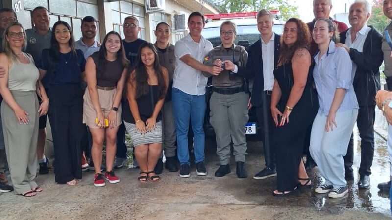 Brigada Militar recebe viatura adquirida via emenda parlamentar