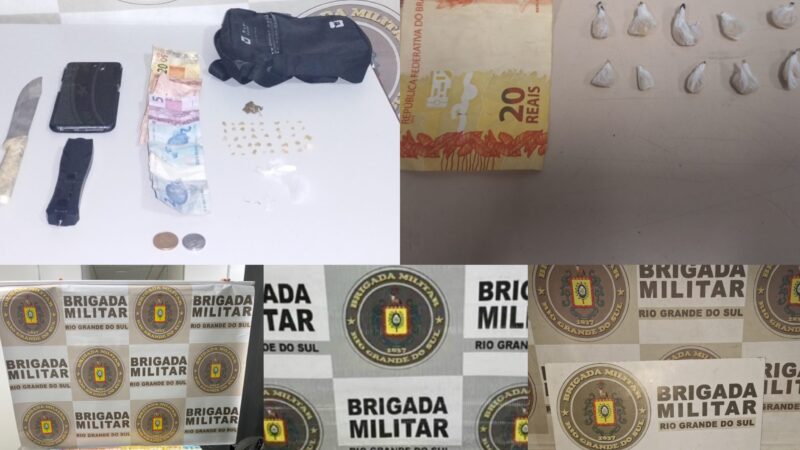 Ações da Brigada Militar resultam em prisões por tráfico de drogas e apreensão de armas no Litoral Norte