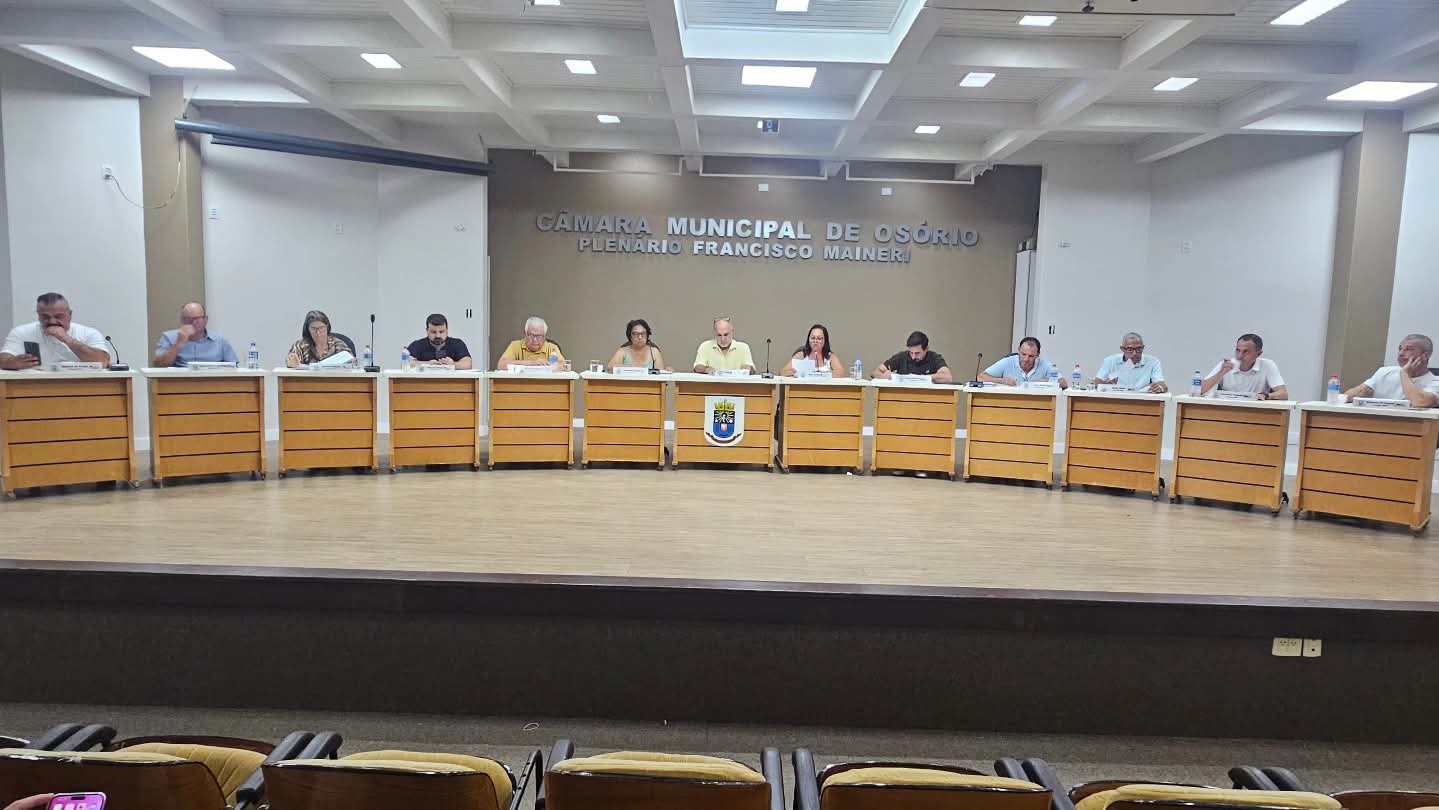 Primeira Sessão Ordinária de 2026 é realizada em Osório