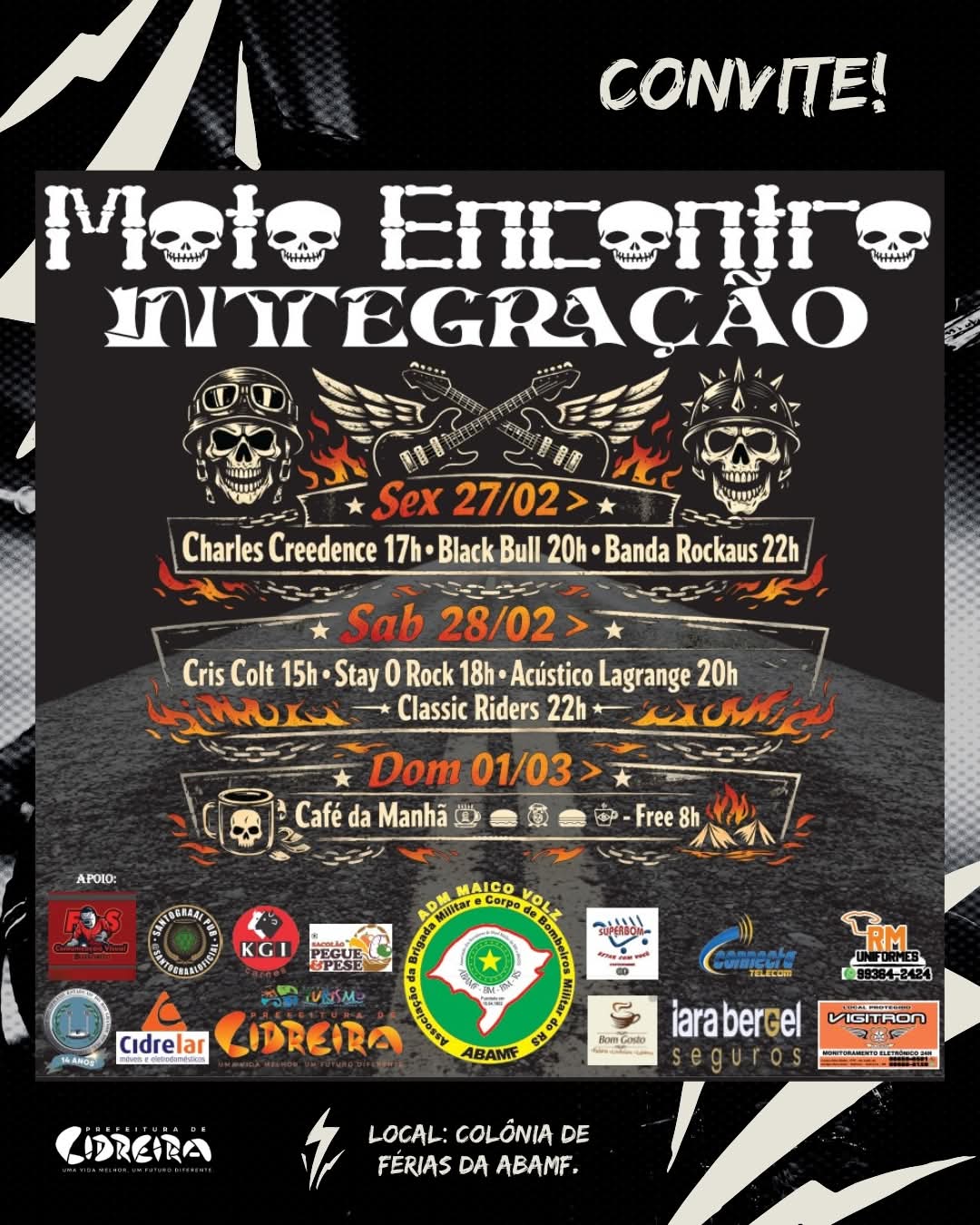 3º Moto Integração L.E em Cidreira