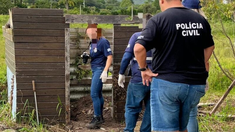 Polícia Civil localiza corpo enterrado em Osório e prende duas pessoas envolvidas em homicídio e ocultação de cadáver