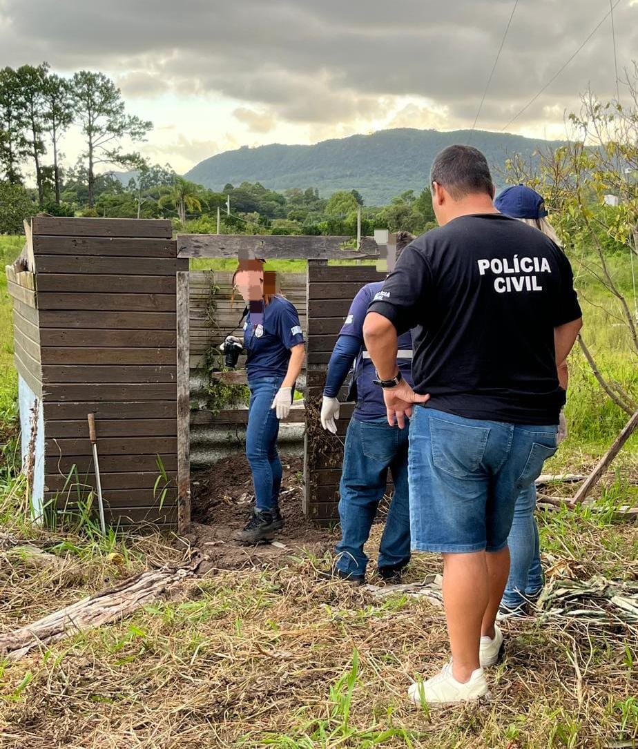 Polícia Civil localiza corpo enterrado em Osório e prende duas pessoas envolvidas em homicídio e ocultação de cadáver