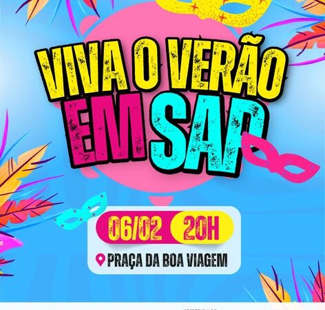 Praça da Boa Viagem recebe programação de carnaval do Viva o Verão em SAP