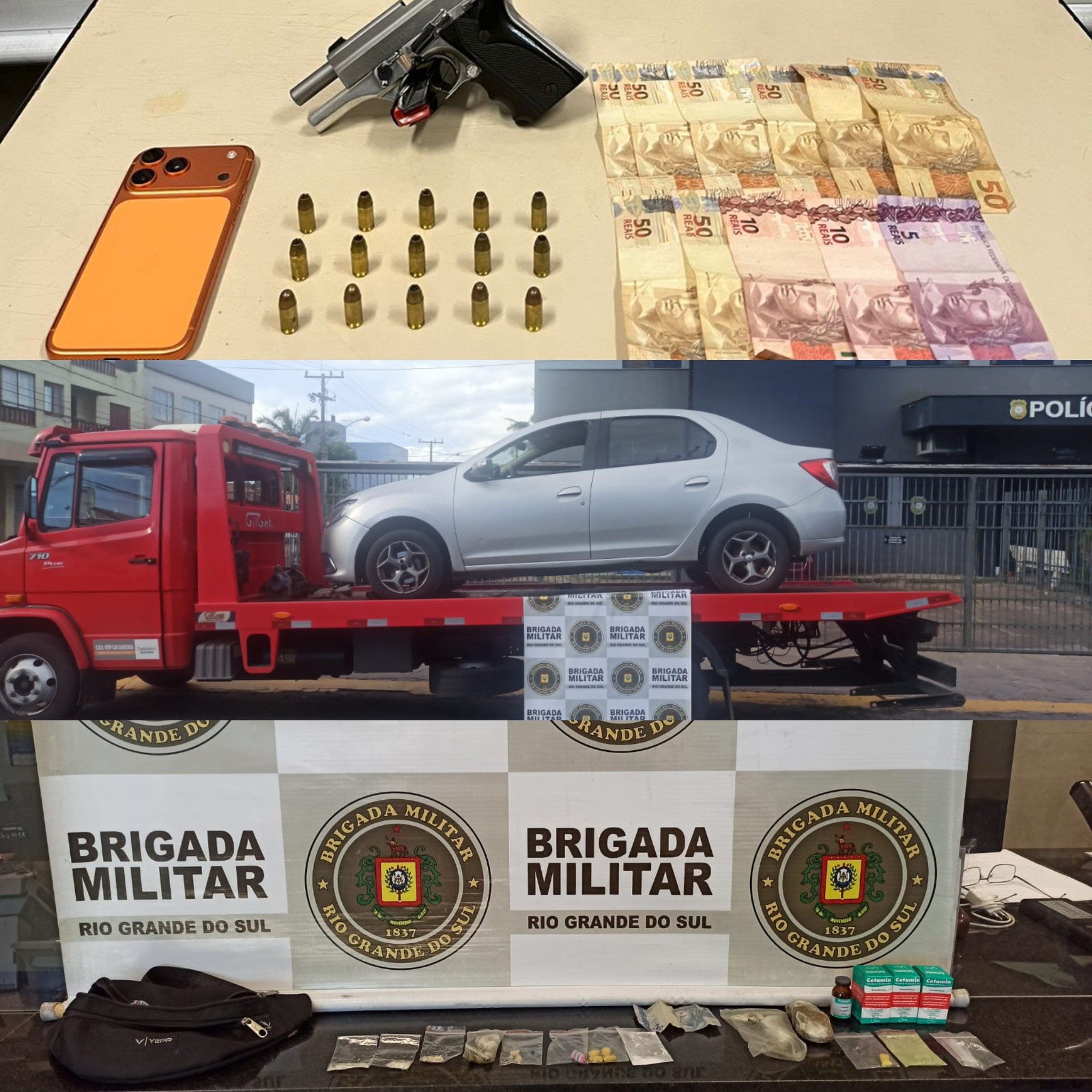 Brigada Militar realiza prisões em diversas cidades do Litoral Norte