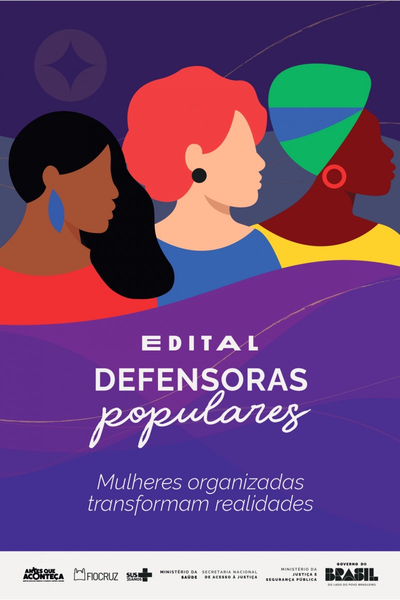 Defensoria Pública, Ministério da Justiça e Fiocruz abrem 360 vagas para formação de lideranças femininas em três estados