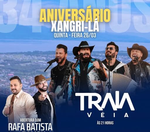 Xangri-Lá celebra 34 anos de emancipação com programação especial e shows gratuitos