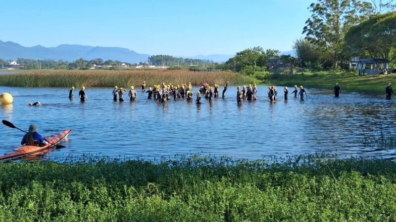 MUNDIALITO DE TRIATHLON OCORRE NO DOMINGO NA LAGOA DO PEIXOTO EM OSÓRIO