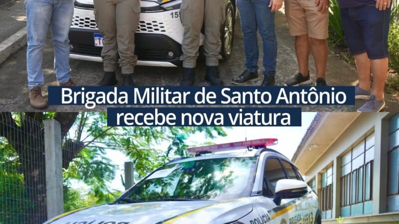 Brigada Militar de Santo Antônio da Patrulha recebe nova viatura