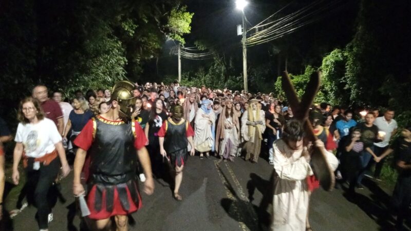 Sexta-Feira Santa terá tradicional Via Sacra com encenação no Morro da Borússia