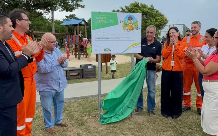 Comunidade do distrito de Santa Luzia ganha novos espaços de lazer, convivência e aprendizagem em parceria entre a Transpetro e a prefeitura de Osório