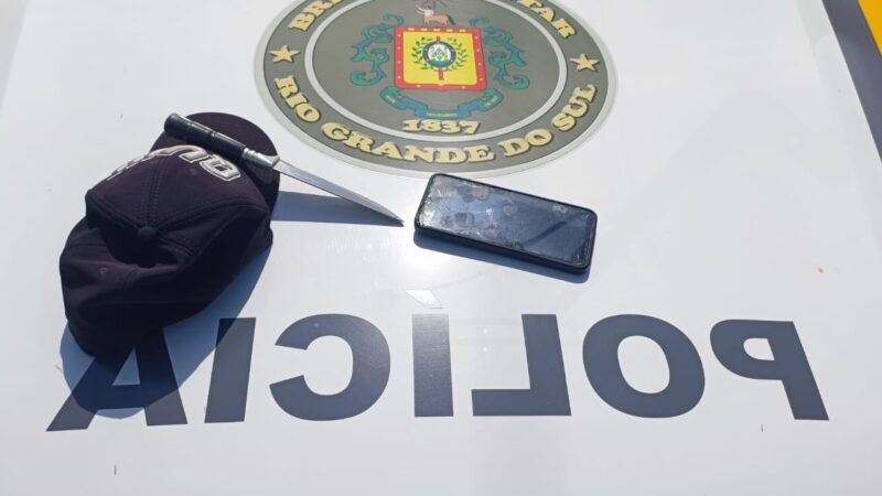 Patrulha Escolar prende homem por roubo a pedestre em Capão da Canoa
