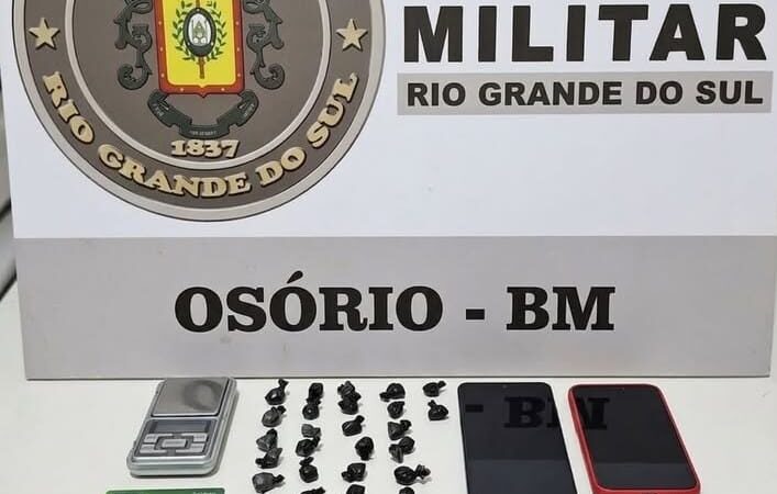 Homem é preso por tráfico de entorpecentes em Osório