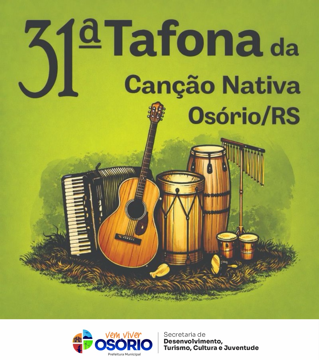 REGULAMENTO DA 31ª TAFONA DA CANÇÃO NATIVA JÁ ESTÁ DISPONÍVEL