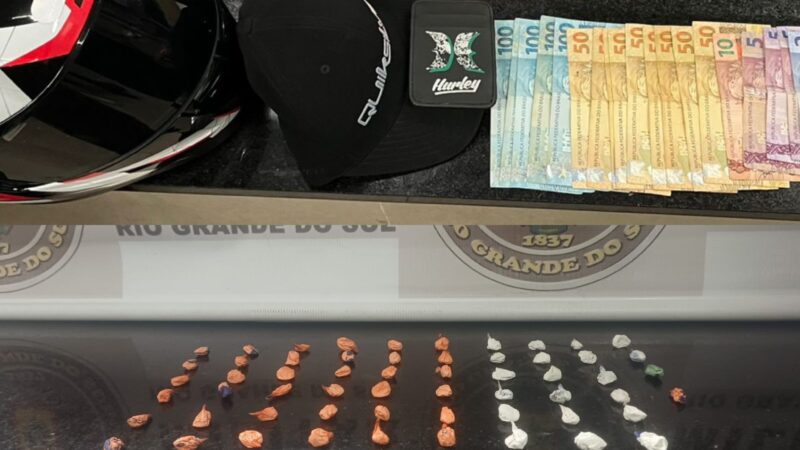 BM prende três pessoas por tráfico e porte ilegal de arma de fogo em Capão da Canoa e Tramandaí